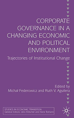 eBook (pdf) Corporate Governance in a Changing Economic and Political Environment de 