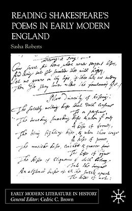 E-Book (pdf) Reading Shakespeare's Poems in Early Modern England von S. Roberts