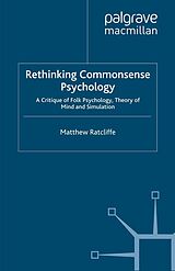 eBook (pdf) Rethinking Commonsense Psychology de Matthew Ratcliffe