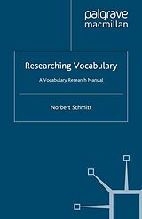 E-Book (pdf) Researching Vocabulary von N. Schmitt