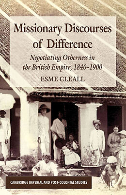 Fester Einband Missionary Discourses of Difference von E. Cleall