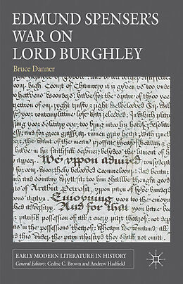 Fester Einband Edmund Spenser's War on Lord Burghley von B. Danner