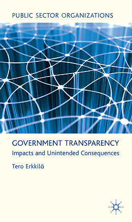 Fester Einband Government Transparency von T. Erkkilä