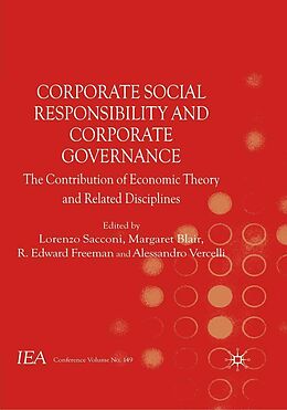 E-Book (pdf) Corporate Social Responsibility and Corporate Governance von Lorenzo Sacconi, Margaret Blair, R. Edward Freeman