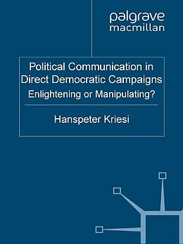 E-Book (pdf) Political Communication in Direct Democratic Campaigns von 