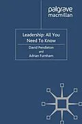 E-Book (pdf) Leadership: All You Need To Know von David Pendleton, Adrian Furnham