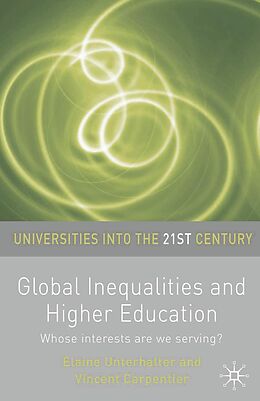 eBook (pdf) Global Inequalities and Higher Education de Elaine Unterhalter, Vincent Carpentier
