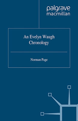 E-Book (pdf) An Evelyn Waugh Chronology von N. Page