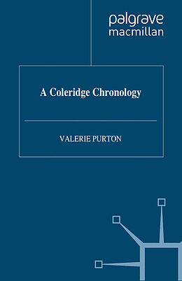 E-Book (pdf) A Coleridge Chronology von Valerie Purton