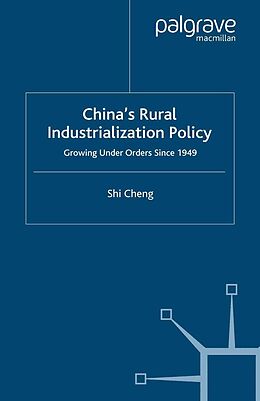 eBook (pdf) China's Rural Industrialization Policy de S. Cheng