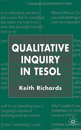 E-Book (pdf) Qualitative Inquiry in TESOL von K. Richards
