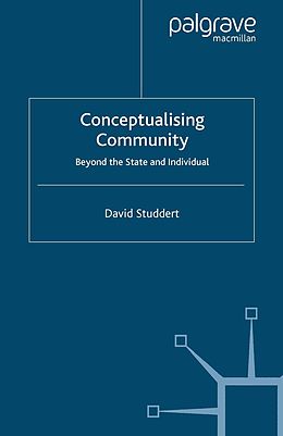 E-Book (pdf) Conceptualising Community von D. Studdert