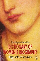 eBook (pdf) The Palgrave Macmillan Dictionary of Women's Biography de 