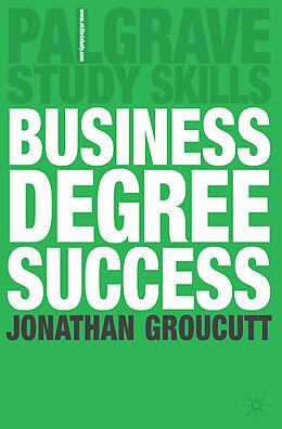 Livre de poche Business Degree Success de Jonathan Groucutt