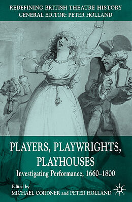 Livre Relié Players, Playwrights, Playhouses de Michael Cordner, Peter Holland