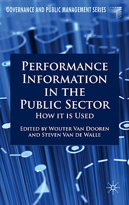 Fester Einband Performance Information in the Public Sector von DOOREN WOUTER VAN VAN DE WALLE S
