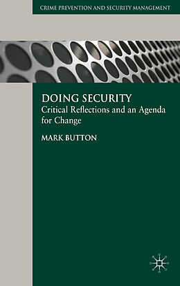 Livre Relié Doing Security de M. Button