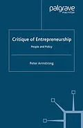 E-Book (pdf) Critique of Entrepreneurship von Peter Armstrong