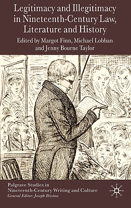 Fester Einband Legitimacy and Illegitimacy in Nineteenth-Century Law, Literature and History von Margot Lobban, Michael Taylor, Jenny Bourne Finn