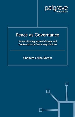 E-Book (pdf) Peace as Governance von C. Sriram