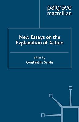 eBook (pdf) New Essays on the Explanation of Action de 