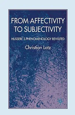 E-Book (pdf) From Affectivity to Subjectivity von C. Lotz