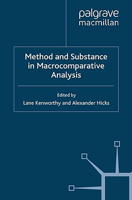 eBook (pdf) Method and Substance in Macrocomparative Analysis de 