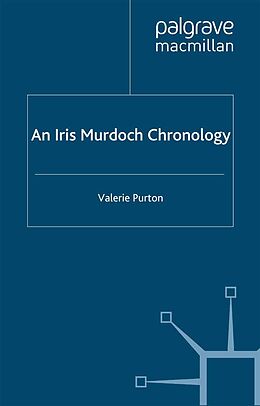 E-Book (pdf) An Iris Murdoch Chronology von V. Purton