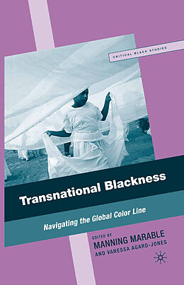 Couverture cartonnée Transnational Blackness de Manning Agard-Jones, Vanessa Marable