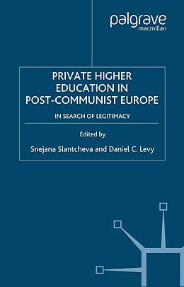 eBook (pdf) Private Higher Education in Post-Communist Europe de 