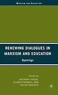 E-Book (pdf) Renewing Dialogues in Marxism and Education von 