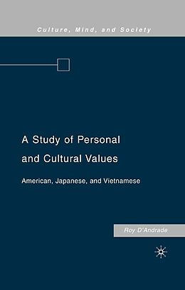 eBook (pdf) A Study of Personal and Cultural Values de R. D'Andrade