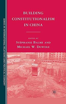 eBook (pdf) Building Constitutionalism in China de 