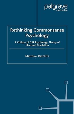 eBook (pdf) Rethinking Commonsense Psychology de M. Ratcliffe