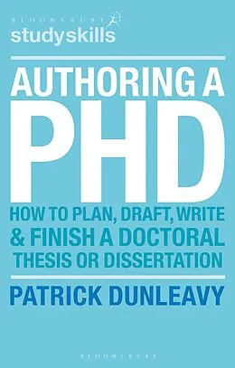 E-Book (pdf) Authoring a PhD von Patrick Dunleavy