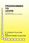Livre Relié Programmed to Learn de H. Pulliam, Christopher Dunford