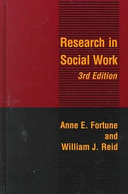 Livre Relié Research in Social Work de Anne Fortune, William J. Reid, Audrey Smith