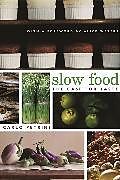 Couverture cartonnée Slow Food de Carlo Petrini