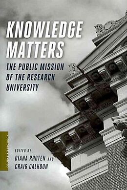 Livre Relié Knowledge Matters de Diana Calhoun, Craig Rhoten