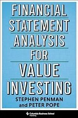 Fester Einband Financial Statement Analysis for Value Investing von Stephen Penman, Peter F. Pope