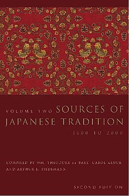 eBook (epub) Sources of Japanese Tradition de Wm. Theodore de Bary, Carol Gluck, Donald Keene