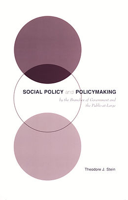 eBook (pdf) Social Policy and Policymaking by the Branches of Government and the Public-at-Large de Theodore Stein