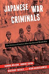 eBook (pdf) Japanese War Criminals de Sandra Wilson, Robert Cribb, Beatrice Trefalt