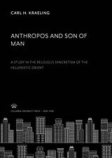 eBook (pdf) Anthropos and Son of Man de Carl H. Kraeling