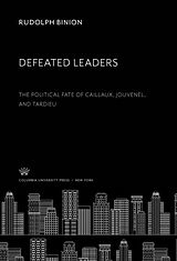 eBook (pdf) Defeated Leaders de Rudolph Binion