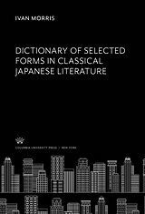 eBook (pdf) Dictionary of Selected Forms in Classical Japanese Literature de Ivan Morris