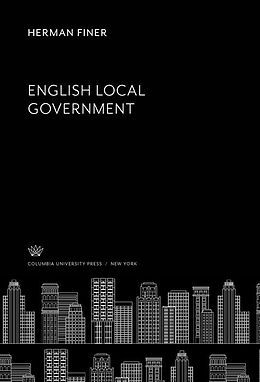 eBook (pdf) English Local Government de Herman Finer