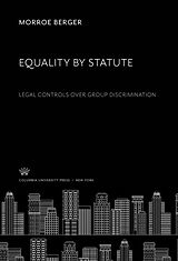 eBook (pdf) Equality by Statute de Morroe Berger