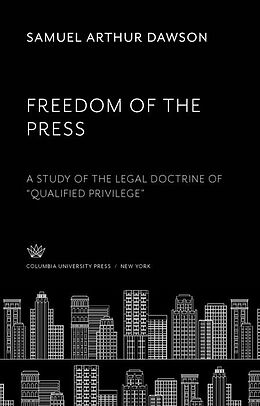 E-Book (pdf) Freedom of the Press von Samuel Arthur Dawson