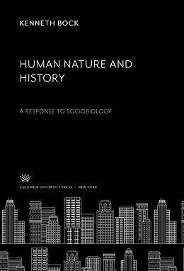 eBook (pdf) Human Nature and History de Kenneth Bock